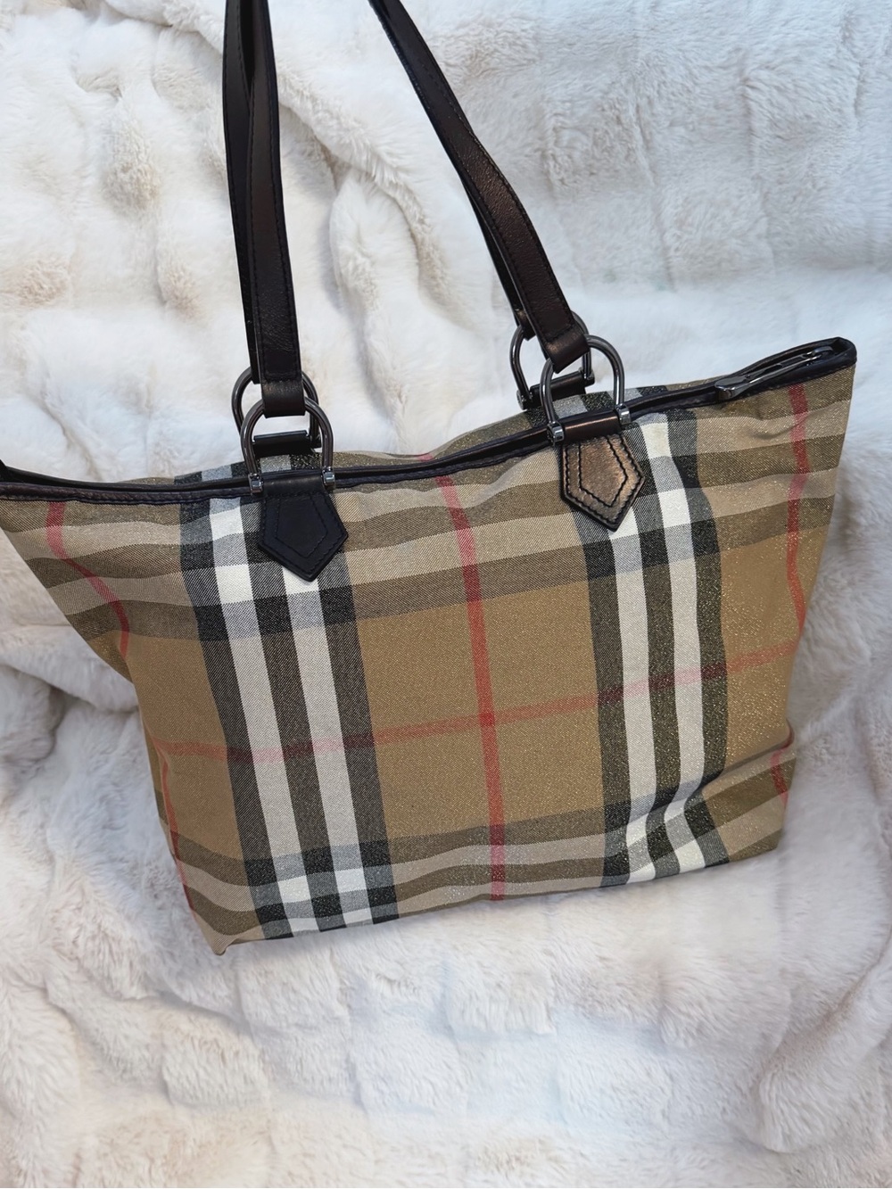 Burberry Shimmer House Check tote bag